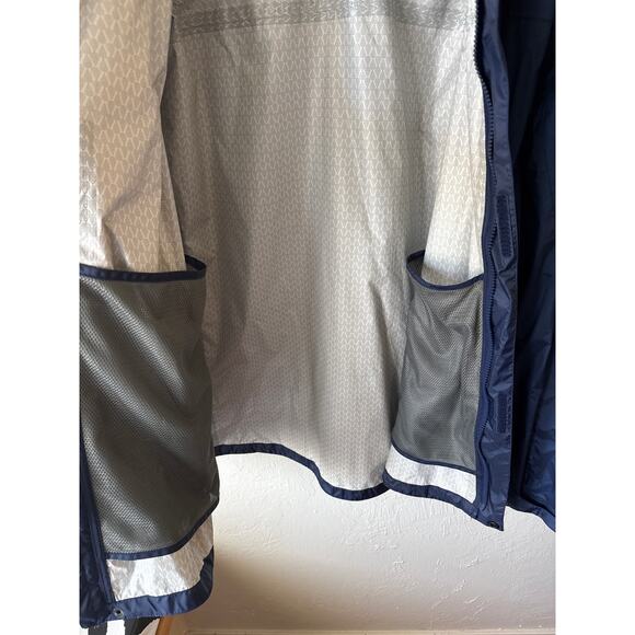 Men's Marmot Rain Jacket with Hood, in Navy Blue Sz XXXL - Picture 4 of 7